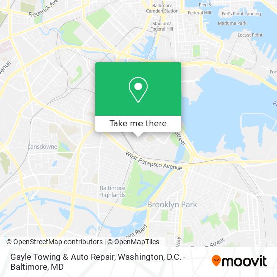Mapa de Gayle Towing & Auto Repair