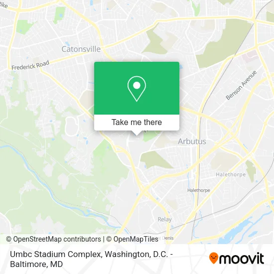 Mapa de Umbc Stadium Complex