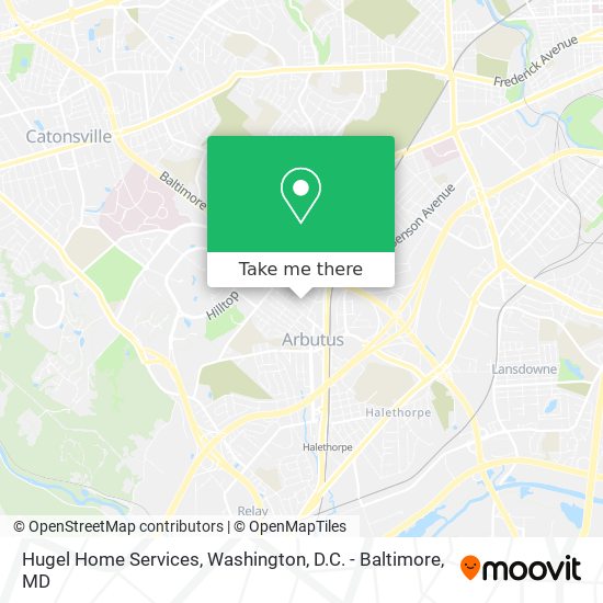 Hugel Home Services map