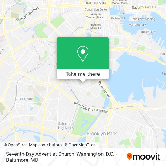 Seventh-Day Adventist Church map