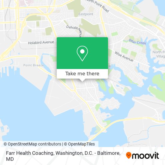 Farr Health Coaching map