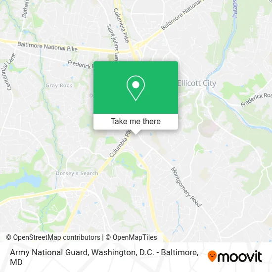 Army National Guard map