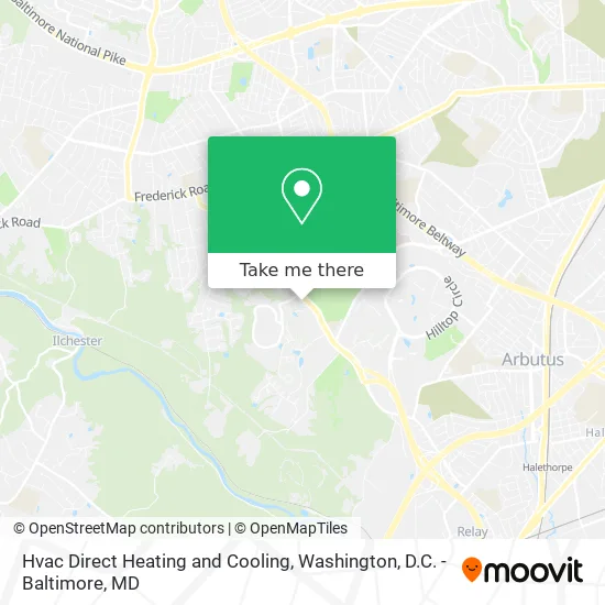 Hvac Direct Heating and Cooling map