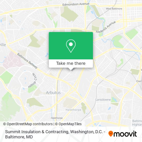 Mapa de Summit Insulation & Contracting