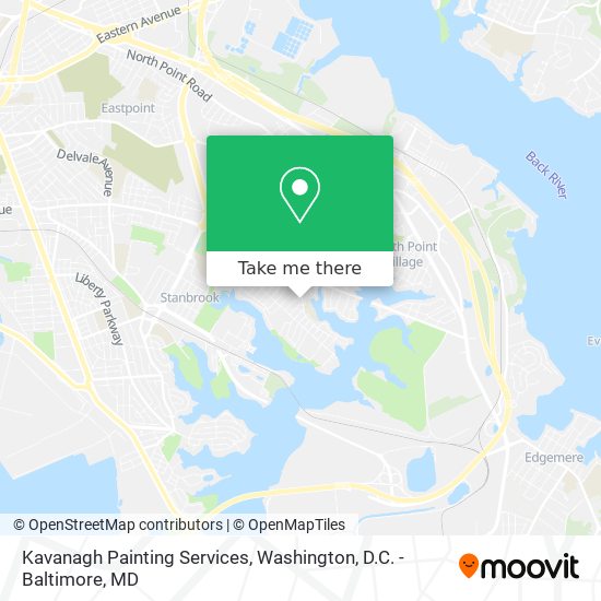 Mapa de Kavanagh Painting Services