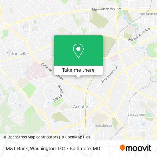 M&T Bank map