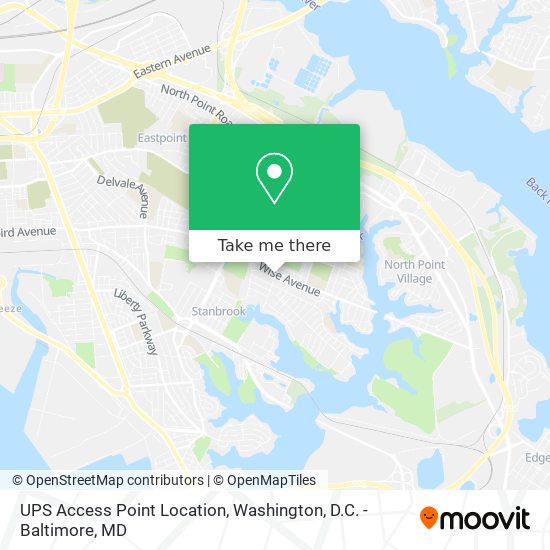 Mapa de UPS Access Point Location