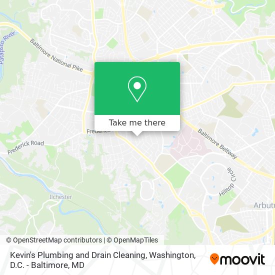 Mapa de Kevin's Plumbing and Drain Cleaning