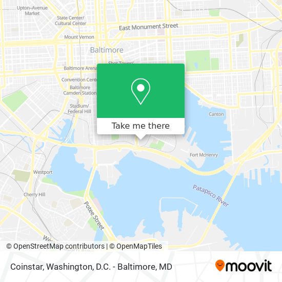 Coinstar map