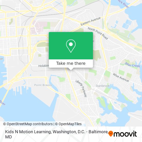 Kids N Motion Learning map
