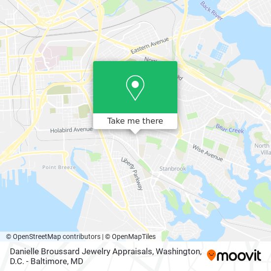 Danielle Broussard Jewelry Appraisals map