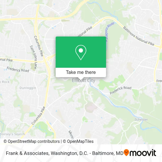 Frank & Associates map