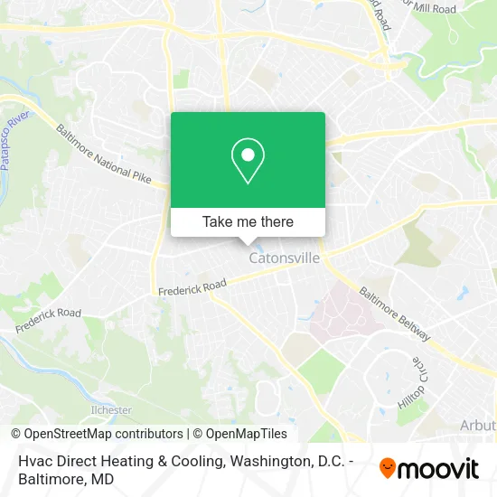 Hvac Direct Heating & Cooling map