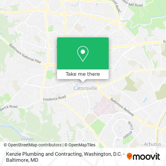 Mapa de Kenzie Plumbing and Contracting
