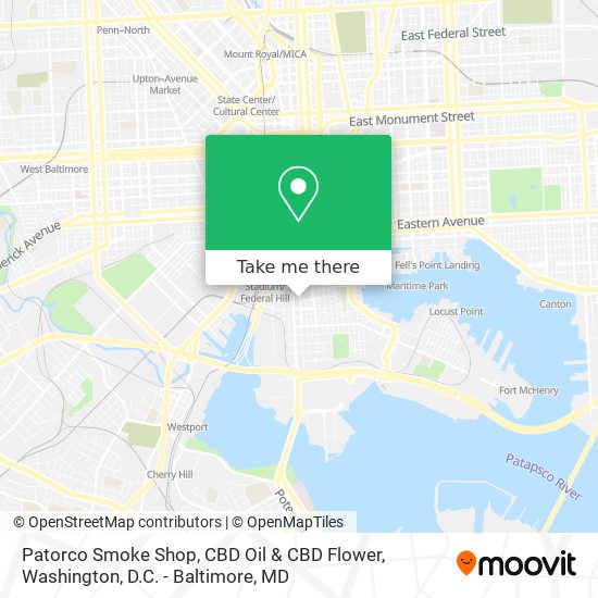 Patorco Smoke Shop, CBD Oil & CBD Flower map
