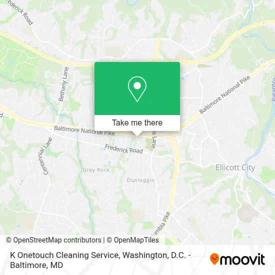 K Onetouch Cleaning Service map