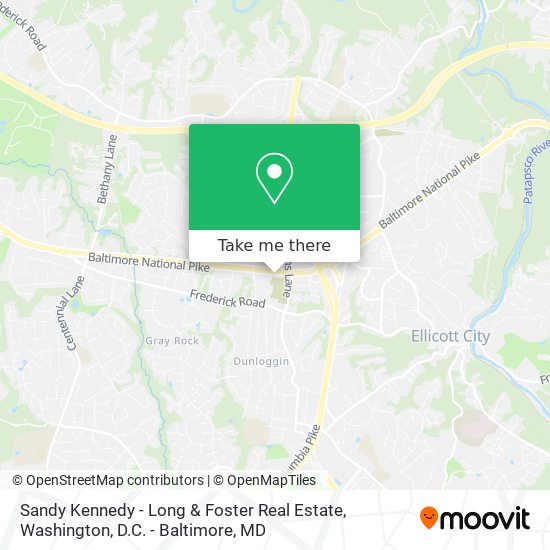 Sandy Kennedy - Long & Foster Real Estate map