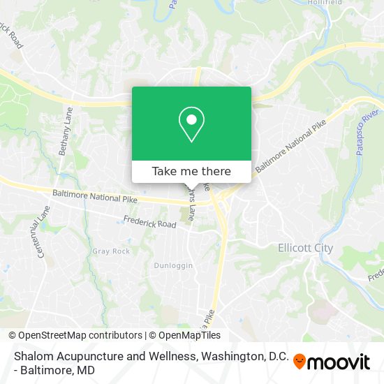 Shalom Acupuncture and Wellness map