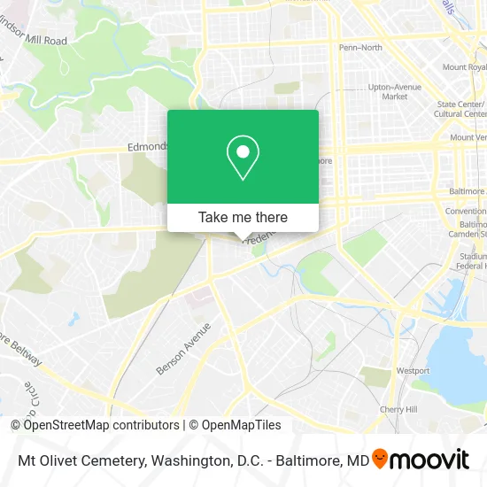 Mt Olivet Cemetery map