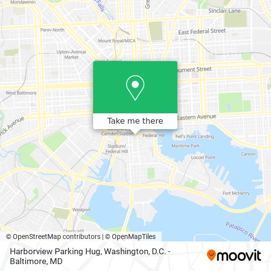 Harborview Parking Hug map