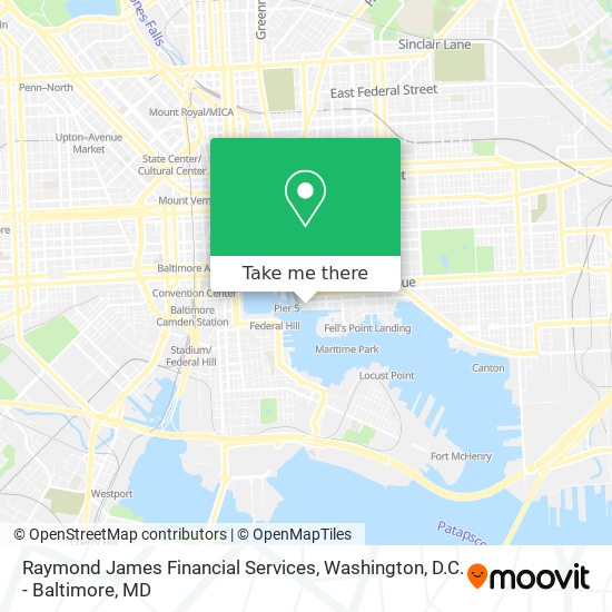 Mapa de Raymond James Financial Services