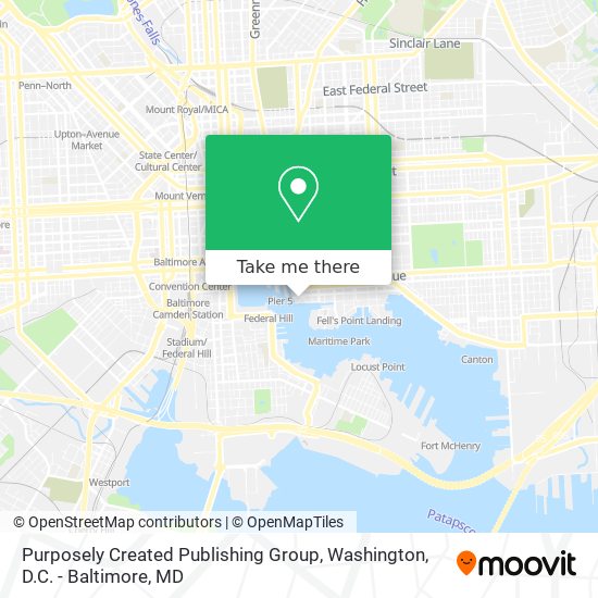 Mapa de Purposely Created Publishing Group