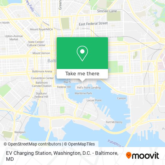 Mapa de EV Charging Station