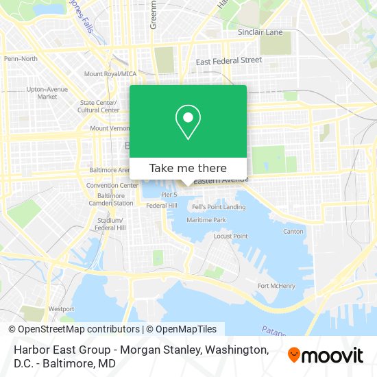 Harbor East Group - Morgan Stanley map