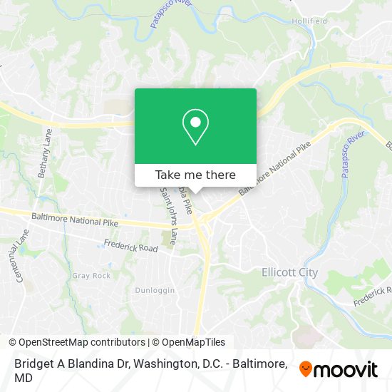 Bridget A Blandina Dr map