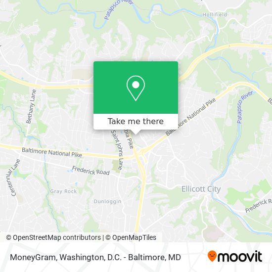 MoneyGram map