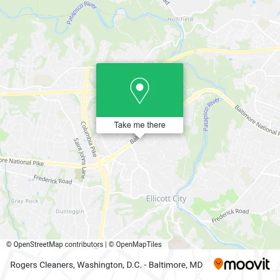 Rogers Cleaners map