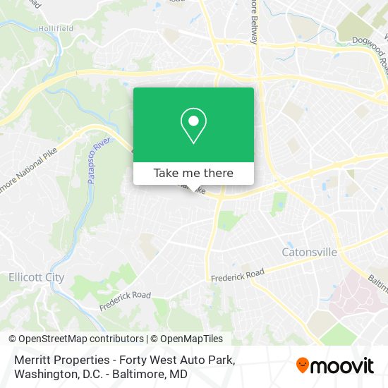 Merritt Properties - Forty West Auto Park map