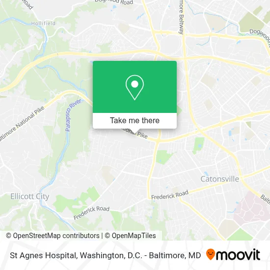 St Agnes Hospital map