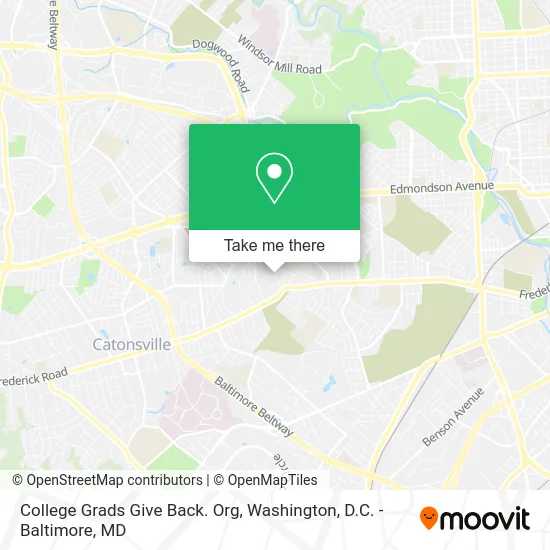 College Grads Give Back. Org map