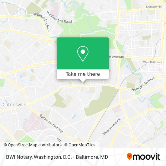 BWI Notary map