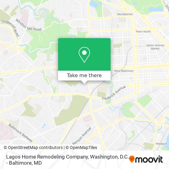 Lagos Home Remodeling Company map