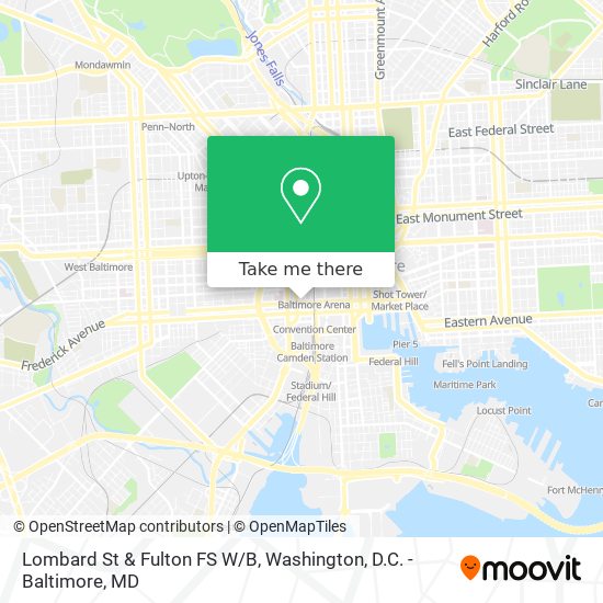 Lombard St & Fulton FS W/B map