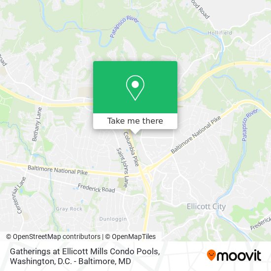 Gatherings at Ellicott Mills Condo Pools map