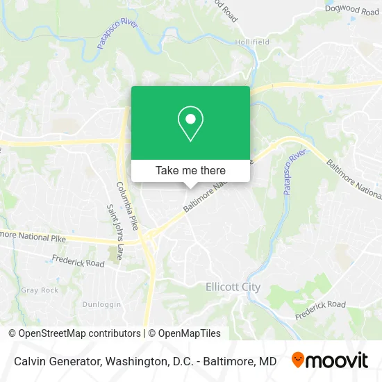 Calvin Generator map