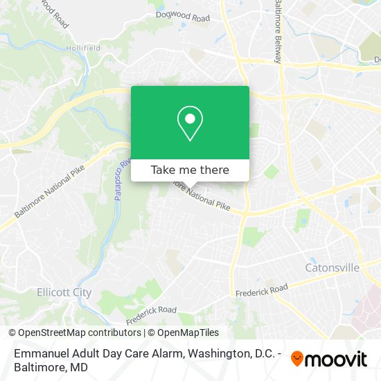 Mapa de Emmanuel Adult Day Care Alarm