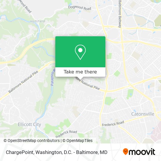 Mapa de ChargePoint