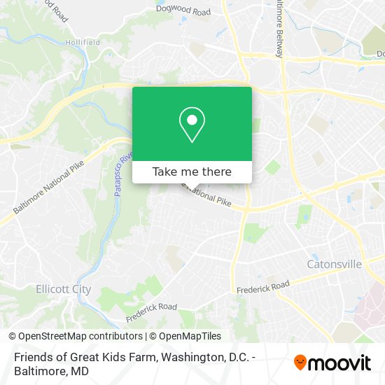 Friends of Great Kids Farm map