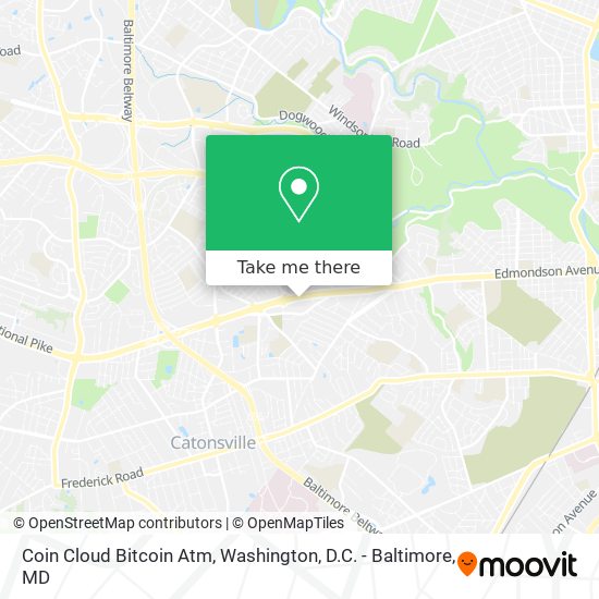 Coin Cloud Bitcoin Atm map