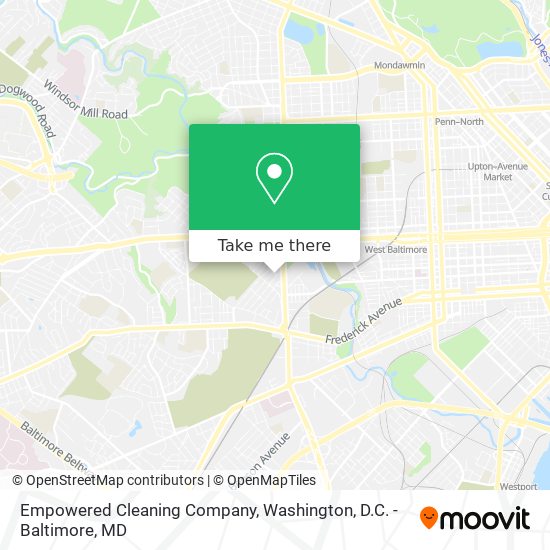 Mapa de Empowered Cleaning Company