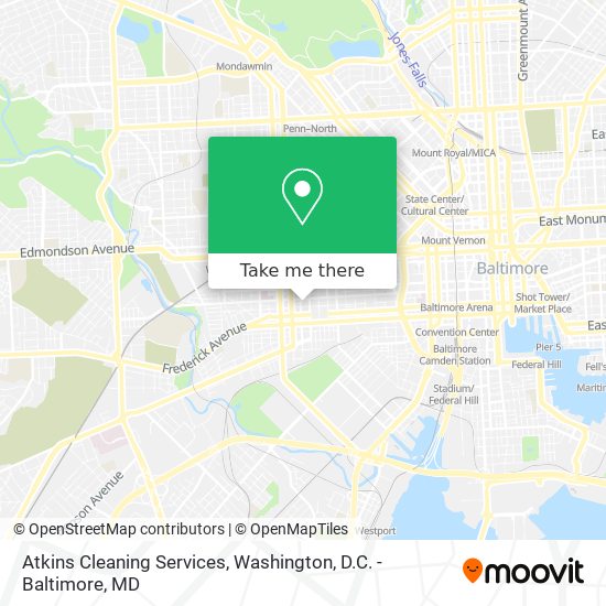 Atkins Cleaning Services map