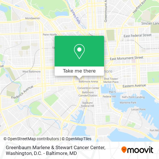 Mapa de Greenbaum Marlene & Stewart Cancer Center