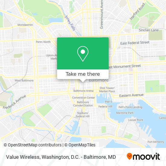 Value Wireless map