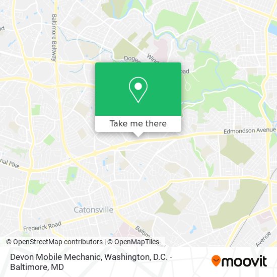 Devon Mobile Mechanic map