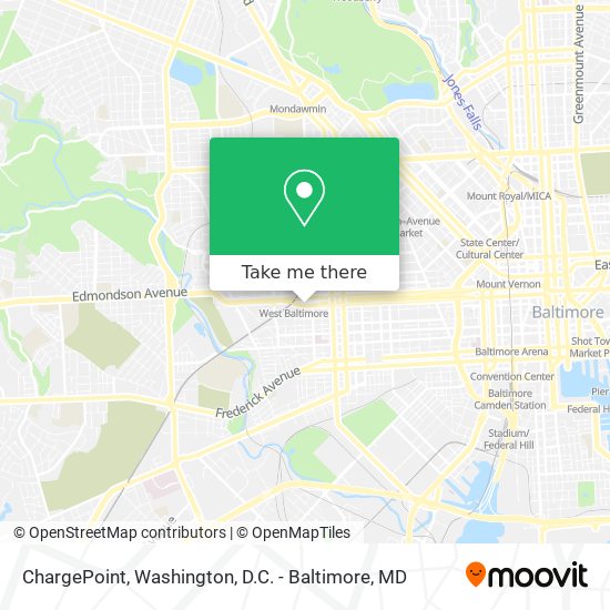 ChargePoint map