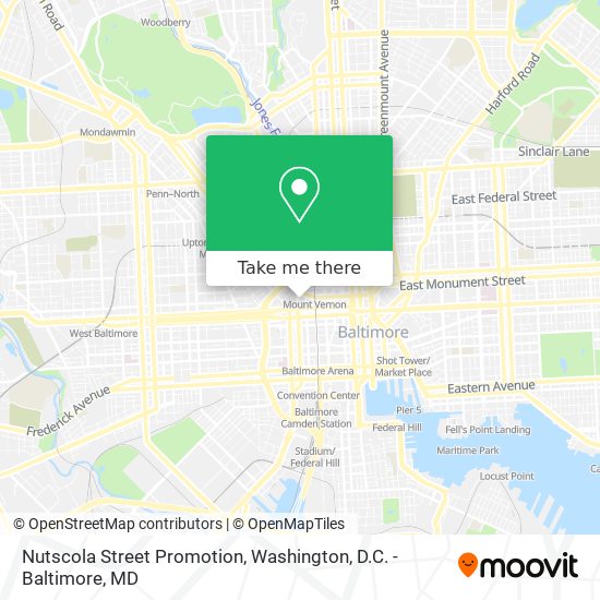 Nutscola Street Promotion map
